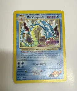 Pokemon TCG Misty's Gyarados Holo Rare Gym Challenge 13/132 Unlimited Edition - Image 1
