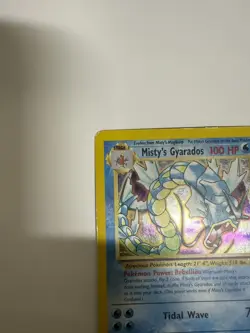 Pokemon TCG Misty's Gyarados Holo Rare Gym Challenge 13/132 Unlimited Edition - Image 3