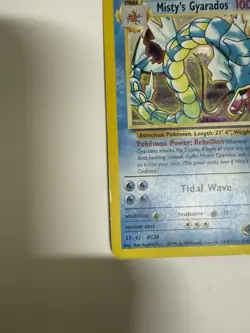 Pokemon TCG Misty's Gyarados Holo Rare Gym Challenge 13/132 Unlimited Edition - Image 5
