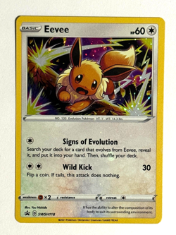 Pokemon TCG Eevee SWSH118 Promo SWSH: Sword & Shield Promo Cards - Image 1