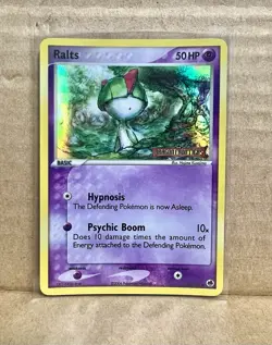 2006 POKEMON RALTS 60/101 EX DRAGON FRONTIERS REVERSE HOLO MINT - Image 1
