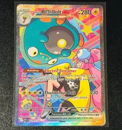 Pokemon Ascended Heroes 4 card lot Iono's Bellibolt EX SIR & 3 Ex cards - Image 3