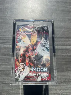 Pokemon TCG Sun & Moon Crimson Invasion Booster Box - Sealed w/ Acrylic Case - Image 5