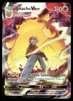 Pokemon Pikachu VMAX TG17/TG30 - Lost Origin NM - Image 1