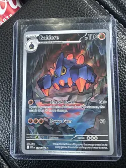 Pokemon TCG Boldore White Flare Holo Card 128/086 NM Condition - Image 1