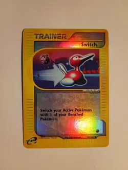 SWITCH #157/165 Expedition Base Set Reverse-Holo Rare Pokemon TCG Trainer NM - Image 1