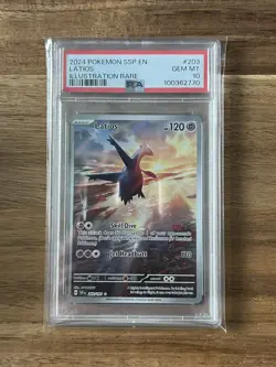 Latios 203/191 Illustration Rare SV08: Surging Sparks - PSA 10 - Image 1