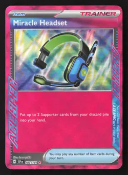 Miracle Headset ACE SPEC Rare Holofoil SSP 183/191 NM Pokemon TCG - Image 1