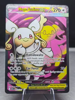 Pokemon TCG Mega Audino Ex Full Art 253/217 Ascended Heroes Ultra Rare [gls0116] - Image 1