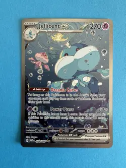 Pokemon TCG Jellicent ex 168/086 SV: White Flare Special Illustration Rare SIR - Image 1