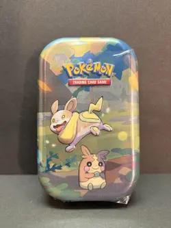 Pokemon TCG Galar Pals Mini Tin 2020 – Yamper & Morpeko Art (H24) NEW Sealed - Image 1