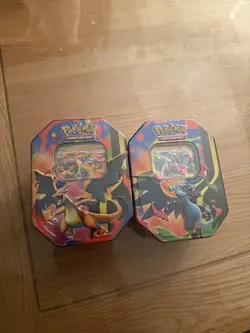 2 x Pokemon TCG: Mega Charizard ex Tins X & Y Set ✅Brand New & Sealed ✅Fast Ship - Image 1