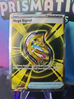 Mega Signal 171/132 Full Art Trainer Pokemon TCG: Evolution MINT SHIPPED TODAY! - Image 1
