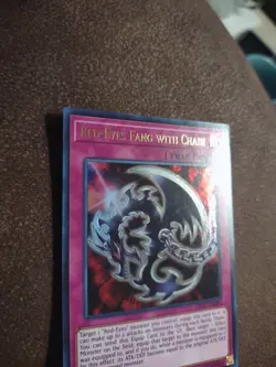Red-Eyes Fang with Chain LEDU-EN004 Legendary Duelists 1st Edition - Image 3