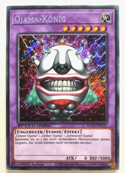 Ojama Konig Secret Rare SGX1-DEC21 Yu-Gi-OH 1,Aufl. NM - Image 1