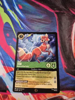 Tod - Knows All the Tricks 92/204 Non-Foil Winterspell Disney Lorcana - Image 1