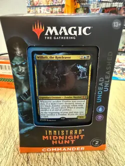 Magic the Gathering CGC Innistrad Midnight Hunt Undead Unleashed Commander Deck - Image 1