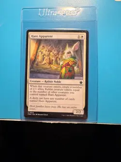 x1 Hare Apparent FDN Foundations MTG 15 COMMON M/NM 1x - Image 1