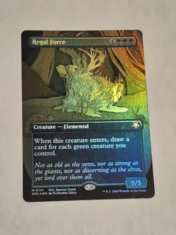 Regal Force (Borderless FOIL) Mythic MTG Special Guest Lorwyn Eclipsed - NM 141 - Image 1