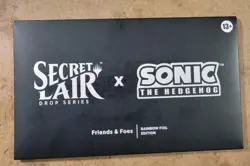 ** New Mtg Sonic Secret Lair Friends And Foes Foil Edition Sealed ** - Image 1