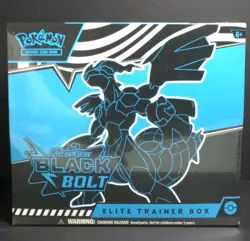 Pokemon Scarlet and Violet Black Bolt Elite Trainer Box - Image 1