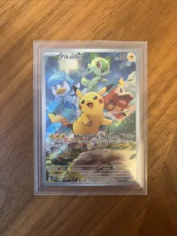 Pokemon TCG Pikachu SVP 027 Paldea Evolved Black Star Promo New Sealed - Image 1