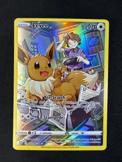 Eevee TG11/TG30 Swsh09: Brilliant Stars Trainer Gallery Holo Pokemon - Image 1