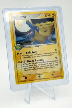 Manectric 8/100 EX Crystal Guardians Holo Rare Pokemon TCG Light Play + NM- - Image 5