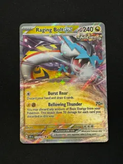 Pokemon Raging Bolt ex 123/162 SV05: Temporal Forces Holo - Image 1