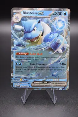 Pokemon TCG Blastoise ex 009/165 Sv: Scarlet & Violet 151 Holo NM - Image 1