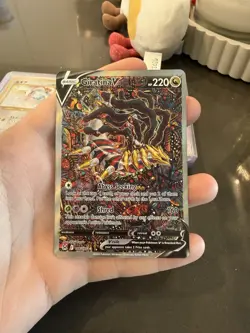 Pokemon TCG Giratina v Alt Art 186/196 Lost Origin Sword And Shield Near Mint - Image 1