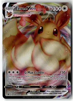 Eevee VMAX ⭐ SWSH087 Holo Promo SWSH Black Star 2019 Pokemon NM - Image 1
