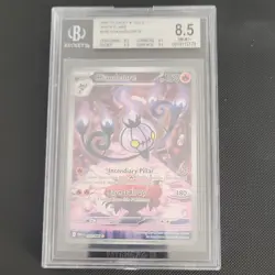 Pokemon Chandelure Illustration Rare 103/086 Sv: White Flare 2025 BGS 8.5 Holo - Image 1