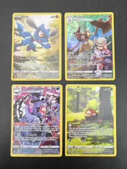 Pokemon Trainer Gallery Lot 4 Riolu Kleavor Obstagoon Voltorb NM - Image 1