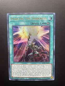 Yugioh Piercing The Darkness MP21-EN257 Ultra Rare 1st Edition NM - Image 1