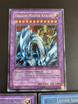 Yugioh - Dragon Master Knight DPKB-EN027 1st Ed ULTRA + JMP-EN005 + SYE-024 1st - Image 2