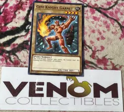1x (M/NM) - Gem-Knight Garnet - OP06-EN014 - Common - Unlimited YuGiOh - Image 1