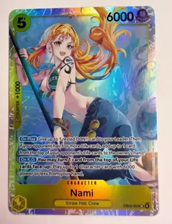 Nami (053) EB03-053 Extra Booster: One Piece Heroines Edition SR Foil - Image 1