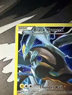 Pokemon Black Kyurem Black Star Promo Card XY80 XY English 2015 LP - Image 4