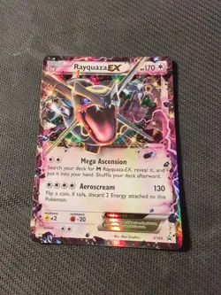 Pokemon TCG Rayquaza EX XY69 Holo Black Star Promo Card - Image 1