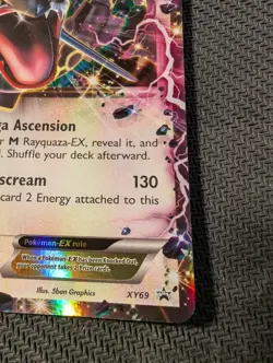 Pokemon TCG Rayquaza EX XY69 Holo Black Star Promo Card - Image 3