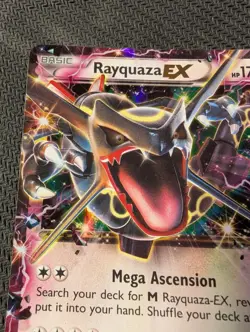 Pokemon TCG Rayquaza EX XY69 Holo Black Star Promo Card - Image 5
