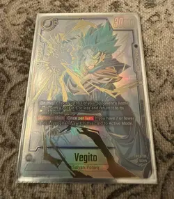 Dragon Ball Super Card Game Vegito FB02-139 SCR God Rare Fusion World - Image 1