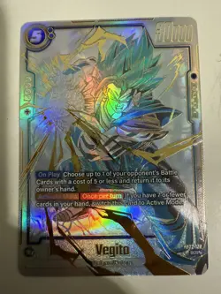 Dragon Ball Super Card Game Vegito FB02-139 SCR God Rare Fusion World - Image 2