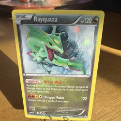 Pokemon Rayquaza XY64 Promo XY Holo Basic Card HP 120 Pokemon TCG English - Image 2