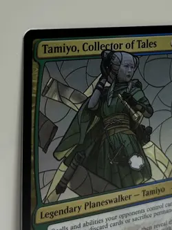 MTG Tamiyo, Collector of Tales stained Glass Secret Lair Drop Foil Card!! - Image 3