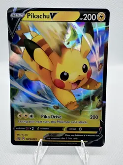 Pikachu V SWSH285 SWSH: Sword & Shield Promo Cards Holo - Image 1