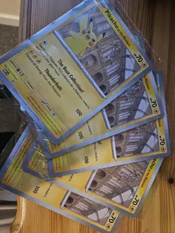 Pokemon Pikachu At The Museum x Natural History London Jumbo Card - Sealed x5 - Image 1