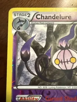 Pokemon 2011 Mod Play Chandelure Noble Victories REVERSE 60/101 Card - Image 3