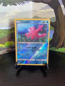 Corsola 36/149 - Sun & Moon - Uncommon - Reverse Holo - Pokemon Card TCG - LP - Image 1